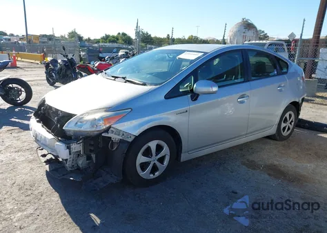 2014 Toyota Prius Two из США, поврежденный, VIN JTDKN3DU4E1826778